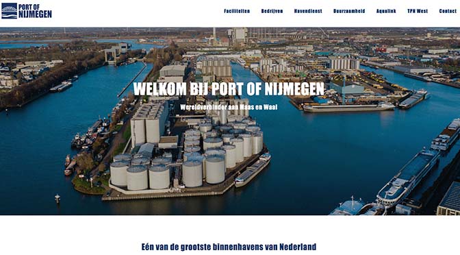 Haven van Nijmegen krijgt eigen website