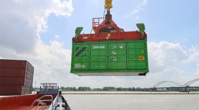 ZES kiest Ebusco energiecontainers voor verduurzaming binnenvaart